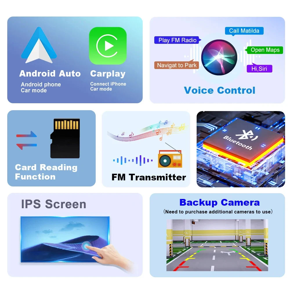Universal 11'' Wireless Carplay Car Smart Screen Multimedia Video Player Android Auto Car Radio for Car Carplay Android Stereo