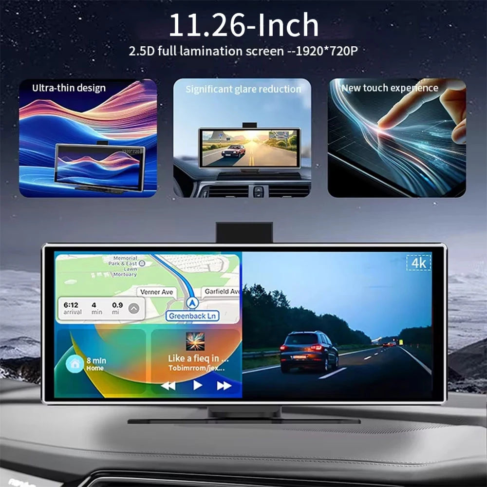 Universal 11'' Wireless Carplay Car Smart Screen Multimedia Video Player Android Auto Car Radio for Car Carplay Android Stereo
